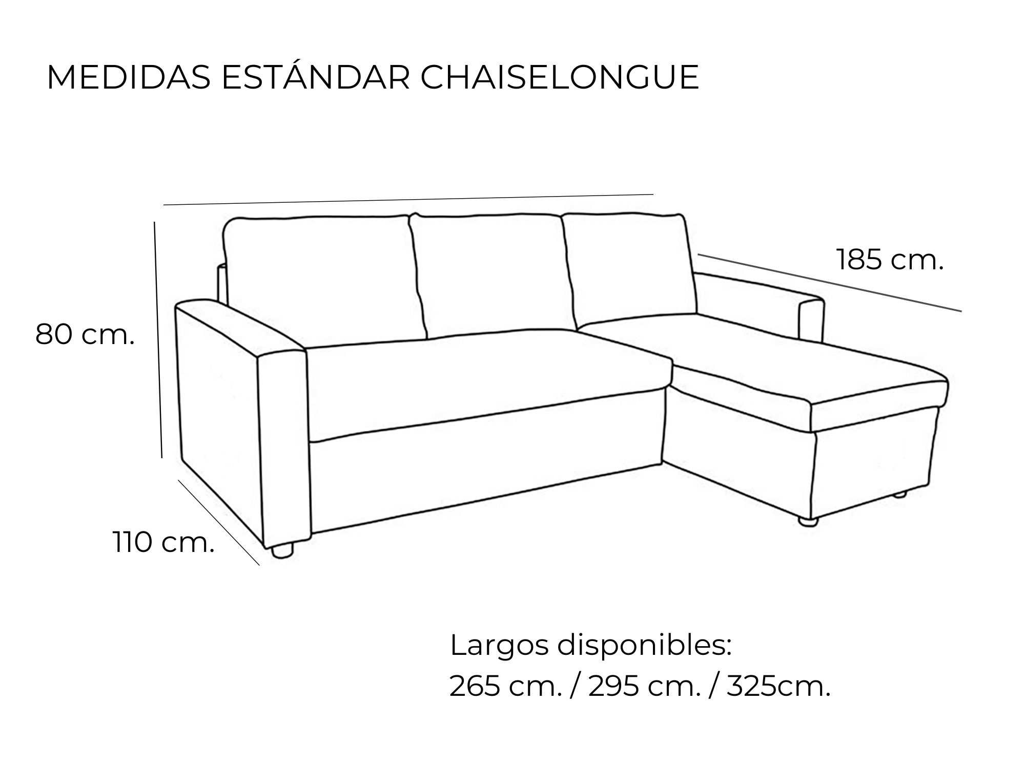 Sofá moderno de diseño Divani channel chaiselongue comprar online tienda
